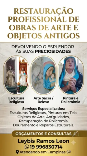 Restauração de imagens e objetos antigos