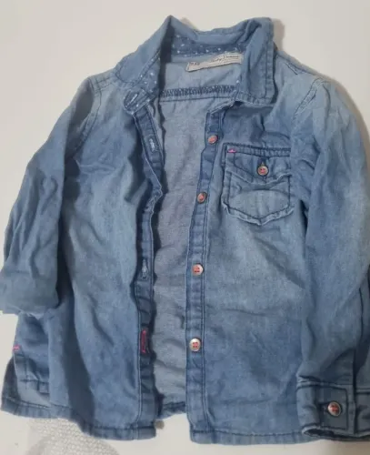 Casaco jeans 9-12 meses