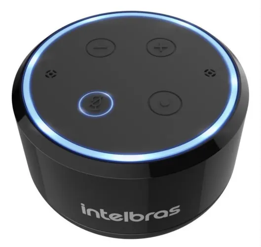 Alto Falante Inteligente Intelbras Izy Speak Mini Preto