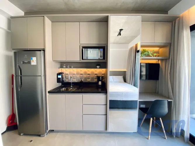 Studio Mobiliado em Bela Vista - São Paulo, SP