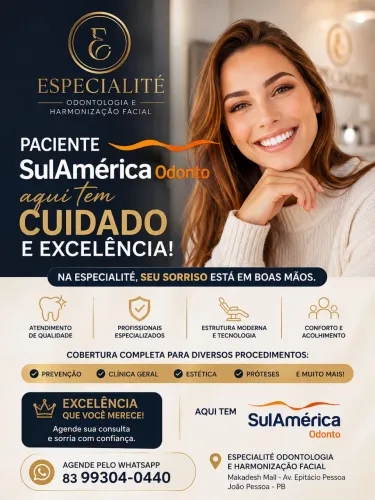 PACIENTES SULAMÉRICA ODONTO: SEU SORRISO MERECE UM ATENDIMENTO DIFERENCIADO