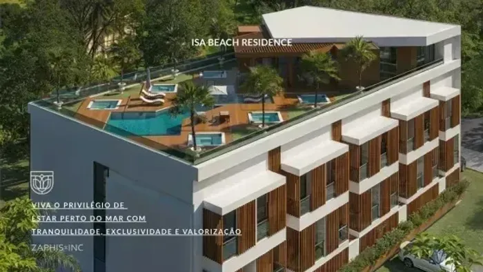 SÃO MIGUEL DOS MILAGRES - Flat 31 m² com 1 quarto a 400m do mar