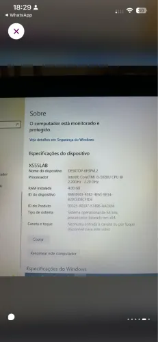 Notebook asus