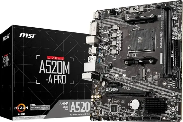 Placa Mae MSI A520M-A PRO