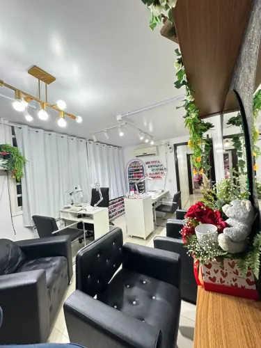 Salão em pleno funcionamento 