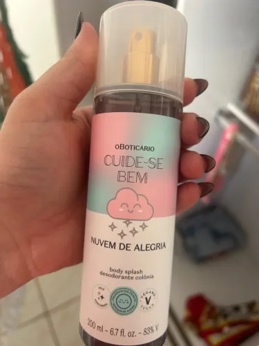Body Splash Cuide-se Bem Nuvem de Alegria ? O Boticário 200ml ?