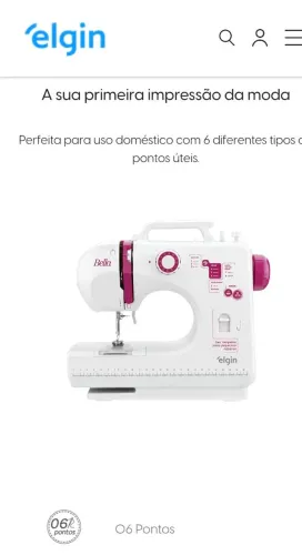 Maquina de costura Bella 