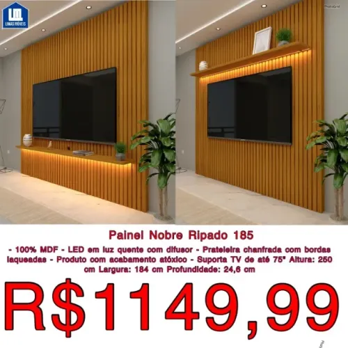 Painel para tv até 75 polegadas