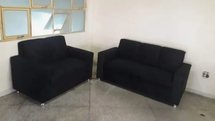 Sofá 2 e 3 lugares Suede macio D33 Resistente Confortável Promoção
