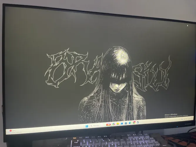 Monitor gamer Samsung 24 fhd 75hz