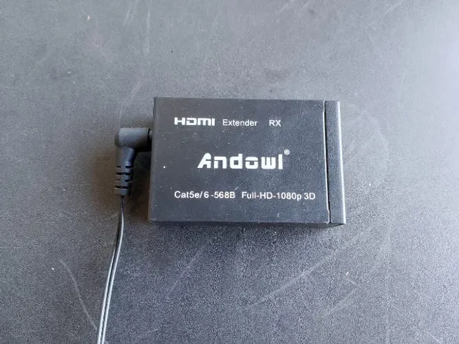 Extensor Hdmi 60m Conversor Via Cabo De Rede Cat5E/6 - 568B 