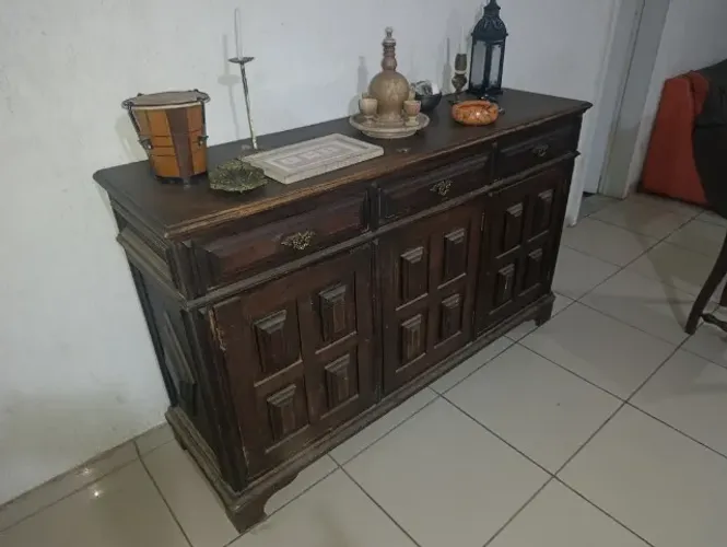 Aparador (arca, baú, balcao, prateleira, cristaleira...) colonial 70, antigo, relíquia
