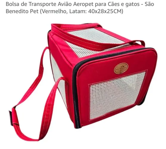Bolsa de Transporte para Cães e Gatos | Estado de Nova | Usada 1 Vez
