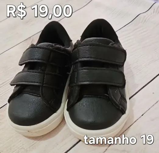 Tênis para bebê, tamanho 19