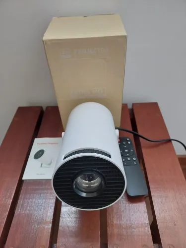 Projetor Led Smart Android Portátil Hy300 Bluetooth Full Hd<br>4.7 |+5