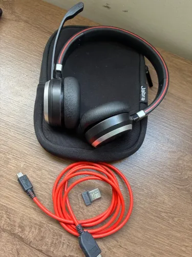 Fone - Jabra Evolve 65 Stereo ? Completo e Conservado