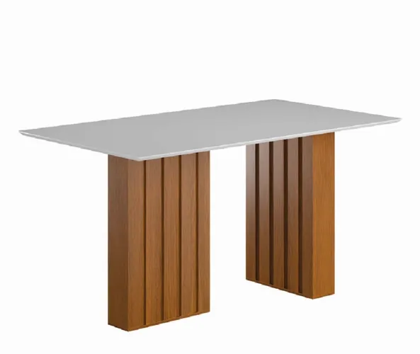 Tampo de mesa 1,80 em mdf com vidro