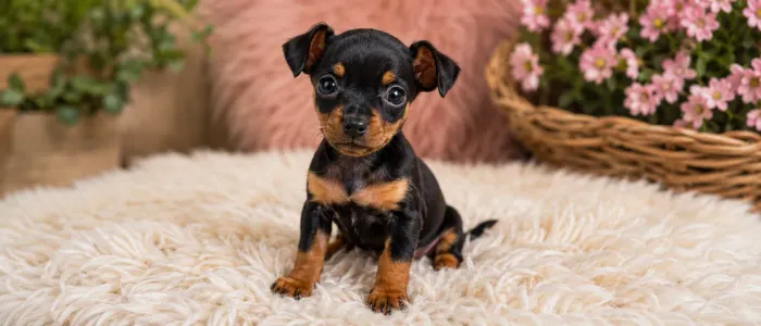 Pinscher/Pincher Baby de Sangue Puro Macho e Fêmea com Garantias em SP