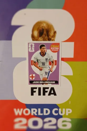 Figurinha legend do Jude Bellingham regular(roxo). Copa do mundo 2026. Valor negociável!