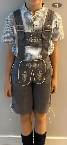 Traje típico infantil Lederhosen 