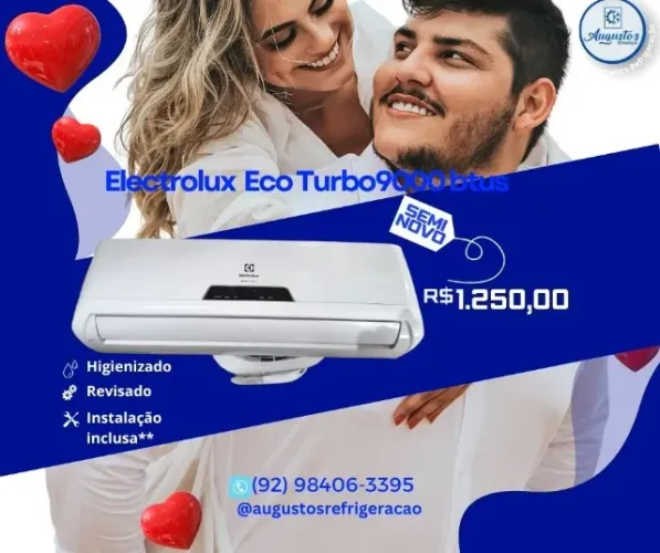 Vendo ar condicionado Electrolux eco turbo 9000 btus