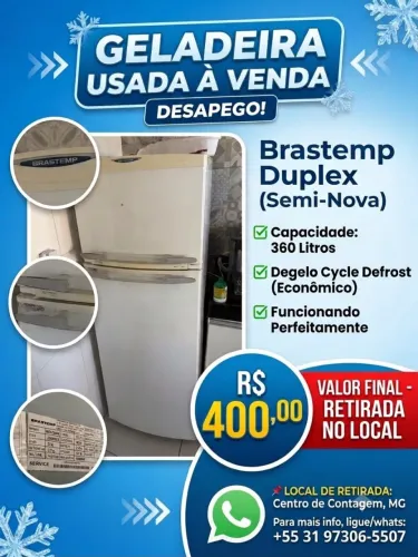 Geladeira Brastemp Frost Free 