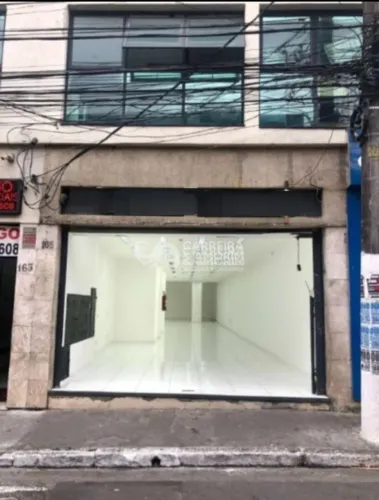 SALÃO PARA ALUGAR, NO CENTRO DE SANTO AMARO, 140 METROS, AO LADO DO METRÔ E TERMINAL DE ÔN