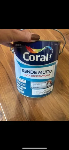 Tinta Coral. 3,2L. Lacrada. Cor Branco Gelo 