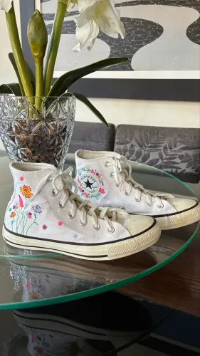 Tênis All Star Converse Bordado 37