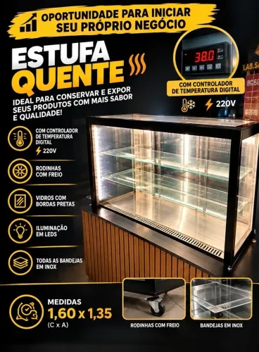 Estufa para salgados