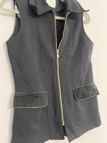 Colete preto collours valdack 