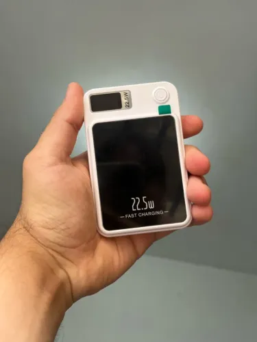 Carregador Portátil Sem Fio para iPhone indução 10.000mAh