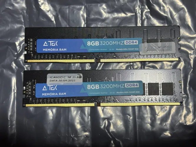 NOVO 16gb ram 2x8