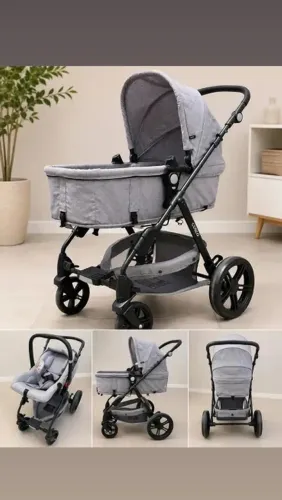 Carrinho e Bebê Conforto novinho