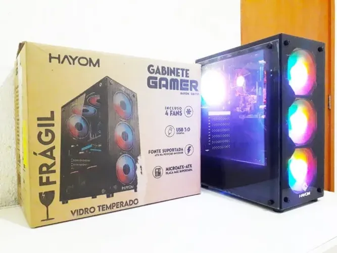 PC Computador Intel Core i3 3250 3.50GHz , 16GB RAM , HD 500GB , Gabinete Vidro Temperado