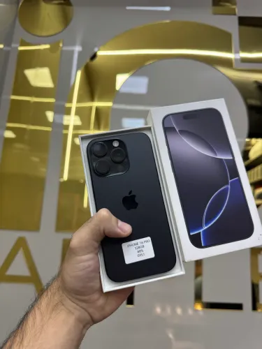 IPHONE 16 PRO 128GB 5G PRETO COM CAIXA IMPECÁVEL QUEIMÃO