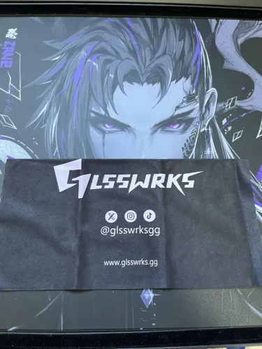 Mouse pad de vidro Glsswrks zane