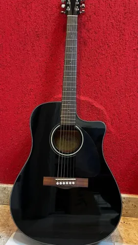 Violão Eletroacústico Fender CD-60CE Black