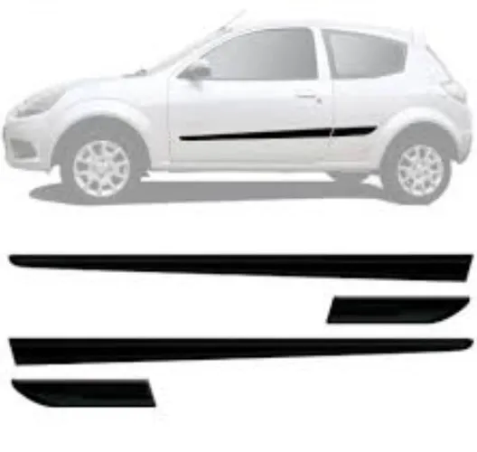Friso Lateral Ford Ka 2006 2007 2008 2009 2010 2011 - Preto