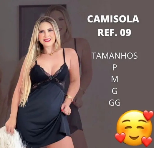 Camisola de microfibra com renda 