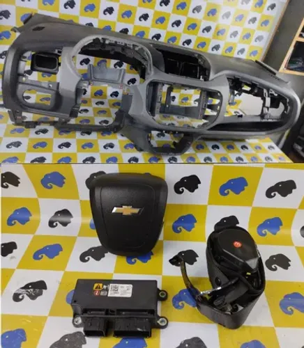 Kit Airbag Capa Bolsa Cinto Modulo Spin 2014 15 16 17 18 