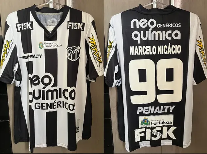 Camisa Ceará usada em jogo