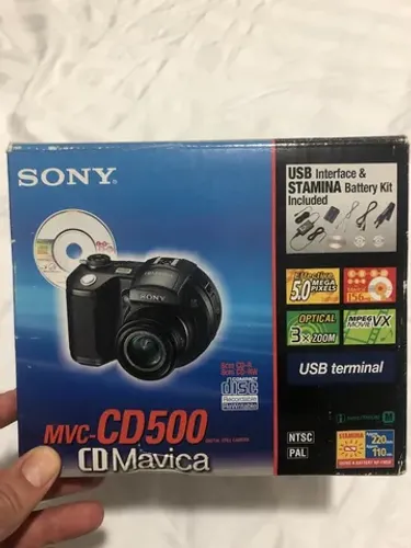 Câmera Sony Cd 500 Mavica