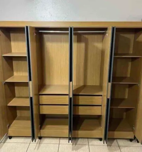 guarda roupa casal 8 portas madeirado