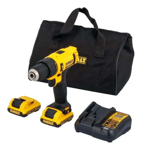 Parafusadeira/Furadeira com Impacto 12V 2 Baterias 2Ah Max Li-Ion com Bolsa Dewalt DCD716