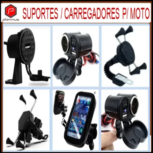 ** Suporte e Carregadores Celular USB Para Motos Motocicletas Bikes Bicicletas ** z581 