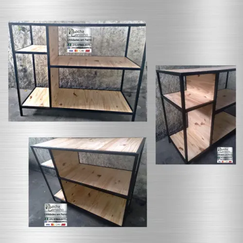 Estante Rack Estilo Industrial. Sob Encomenda. Orçamos sob medida.