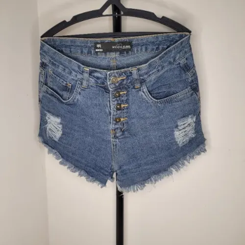 Shorte jeans feminino - tamanho 44