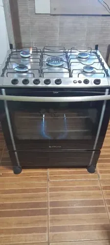 Vende-se fogão bem novinho frente toda em vidro 499$$