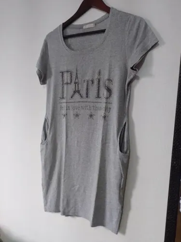 Vestido Paris Cinza - tamanho M